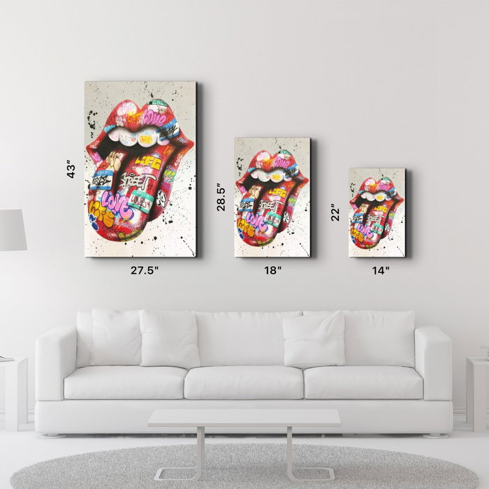 Wallity Pintura Decorativa de Vidrio Templado 46 x 72 cm